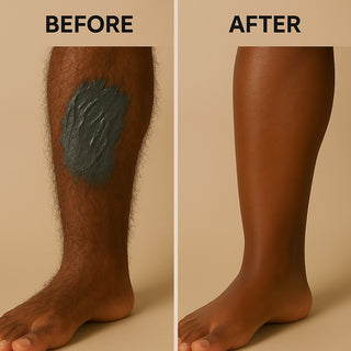 Hair Removal Mask Charcoal and Turmeric