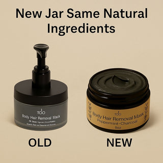Hair Removal Mask Charcoal and Turmeric