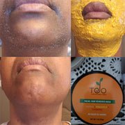 Face Mask Hair Removal (papaya, pineapple, turmeric)