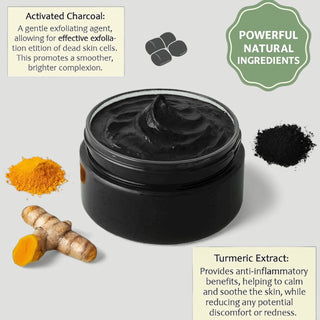 Hair Removal Mask Charcoal and Turmeric