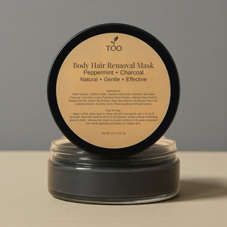 Hair Removal Mask Charcoal and Turmeric