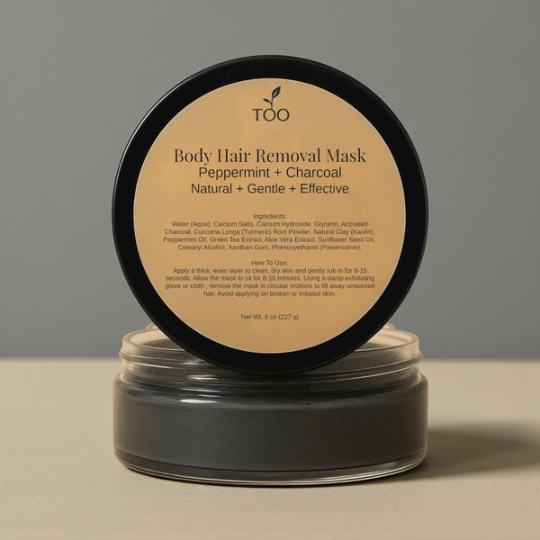 Hair Removal Mask Charcoal and Turmeric